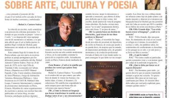 Interview de Tony Cantero Suárez por Zenn Ramos para el Periódico La Voz Hispana de N.Y.