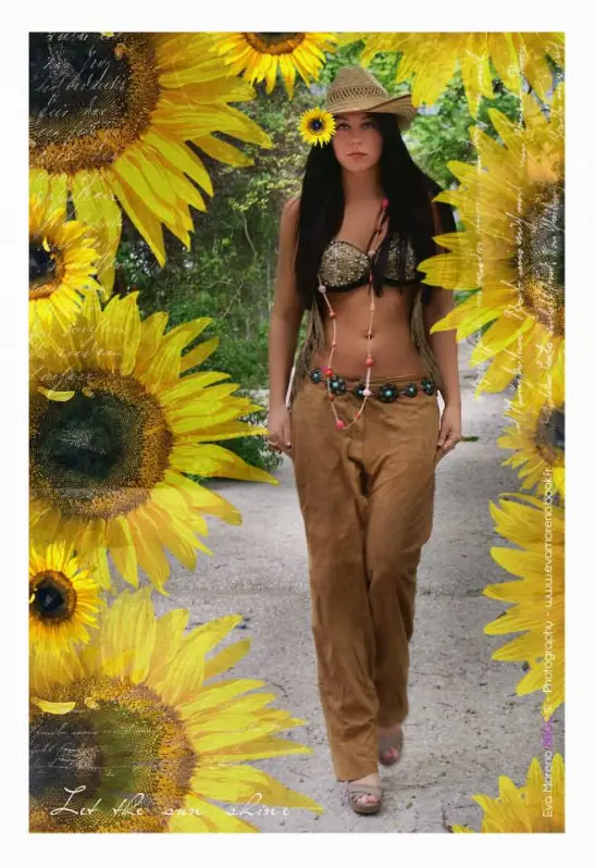 Les nouveaux romantiques Série Flower Power Let the sun shine II Lucie Gaille Strycharz Eva Moreno BBGC – Copyright for Tony Cantero Suárez