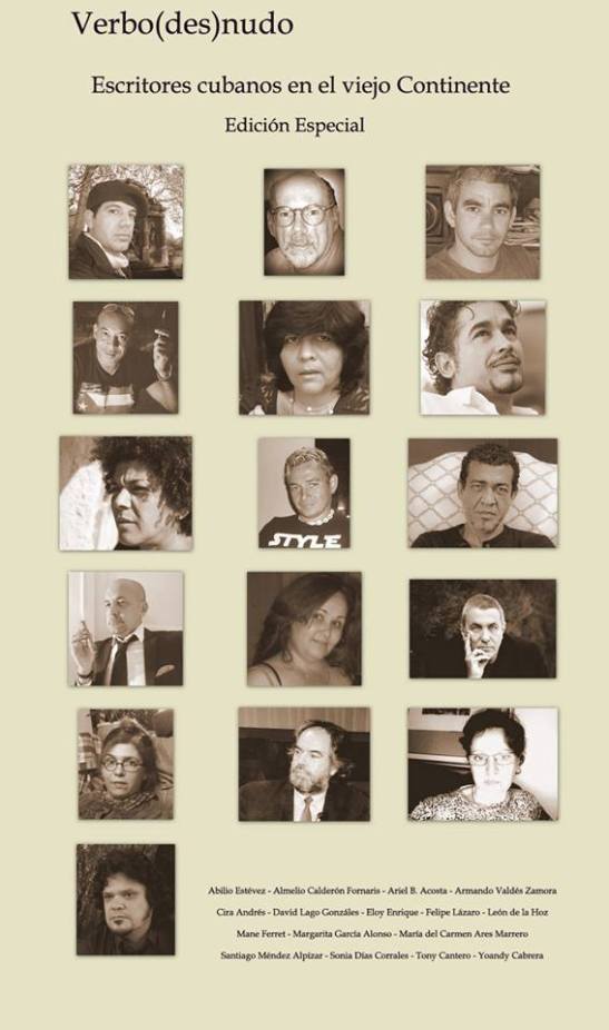 Escritores cubano en Europa invitados a la edición especial de la Revista de la Editorial Verbo Desnudo.